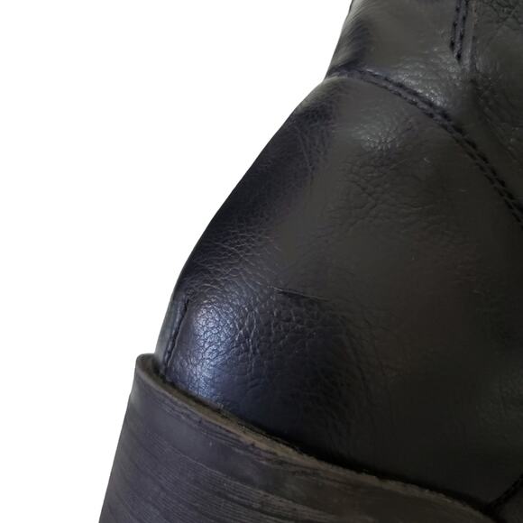 American Rag | Sloanie Lace Up Combat Boots with Animal Print Lining - Picture 11 of 12